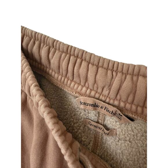 Abercrombie Women's Garment Dyed Jogger Sweatpants Dusty Rose Pink Medium - Picture 6 of 7